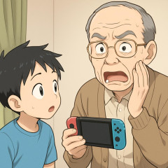孫にスイッチ2をねだられ値段を調べたら60000円。私の一ヶ月の年金70000円で驚愕