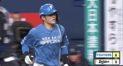 【日本ハム】奈良間大己、犠牲フライで追加点｜オリックス戦｜打った瞬間の反応まとめ｜8/16