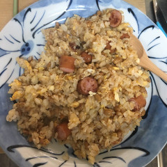 【画像】晩ごはんにチャーン作ったんやが