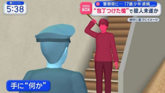 【悲報】17歳少年、自作の槍を警察官に投擲