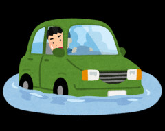 タクシー水没でお客さん死亡　運転手は逃げ切る・・・