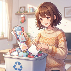 【義実家】誕生日・クリスマスカードを捨てたい