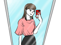【画】自撮り女の子、油断して無防備になるｗｗｗｗ