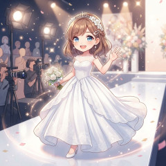 「美しすぎる…」益若つばさ、華やかウェディングドレスでランウェイ降臨「大天使」「目の保養」「ダークな雰囲気も」