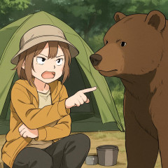 熊さんのせいでキャンプブーム終わっちゃったじゃないの！！