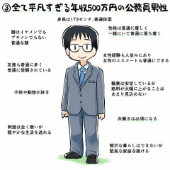 30代婚活女性「もう若くもないのでさすがに妥協します…このレベルなら全然OK」