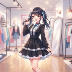 辻ちゃん長女・希空（のあ）、フリルミニワンピ×ハーフツインテールが可愛い「何でも似合う」「さすがの着こなし」と絶賛の声【TGC松山2026】