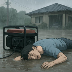 千葉県豪雨災害、死者11人に 30代男性が自宅で発電機を使用して一酸化炭素中毒で死亡