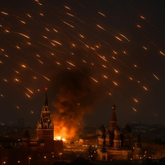 モスクワに一晩で600機のドローン攻撃、ロシア各地で7人死亡   #戦争 |  この程度の戦果で喜ぶウクライナ