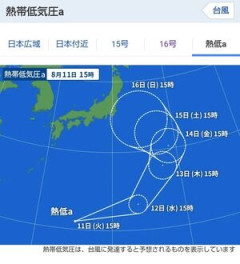 【ニュース】 フィリピン近海で発生する台風17号、角度を付けて関東強襲へ！！！！