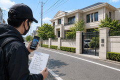 （ヽ´ん`）「アンケで見栄張って年収3800万って書いたら闇バイトの下見が来て震えてる。やばい」