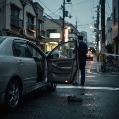 【リアル】引きずり降ろされ車を奪われる強盗事件 男が逃走中 「駅まで乗せて」話しかけられ【GTA】