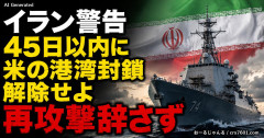 イラン、45日以内にイラン港湾封鎖を解除さなければ「対米再攻撃辞さず」と方針を決定