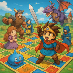 「ドラゴンクエスト 人生ゲーム」発売 「伝説の勇者」を目指す   |  お前らは馬車から出れずに終わるんだよね