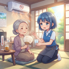 猛暑に“エアコン拒否”する高齢者も…訪問介護ヘルパーの76％が“熱中症疑い” 過酷現場のワケ