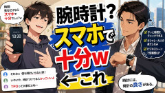 「腕時計？スマホで十分w」←これ