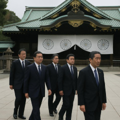 自民幹部、靖国集団参拝を調整＝終戦記念日の１５日   |  明日、１００％高市は靖国参拝すると思う。サプライズ参拝ってやつだな