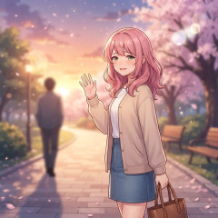 付き合ってない人から離れるとき