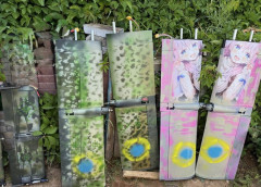 ウクライナのカミカゼドローンにアニメのノーズアート…痛ドローン！