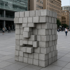 大阪駅前に登場のブロック150個「いけず石」「排除アート」批判殺到で大阪市もタジタジ | 邪魔だと言う前にまずはホームレスの人らが生活保護を受けられるようにしてあげたら?