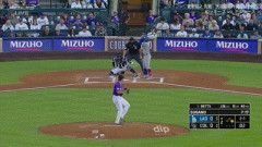 ドジャース、2回表無死一塁からベッツのタイムリーツーベースで先制！ロッキーズ・菅野は先制を許す