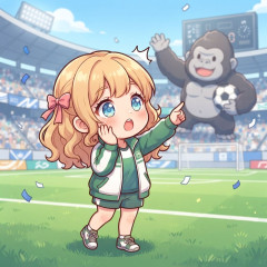 落選生活困窮 *3匹 = 新党ゴリラ