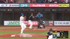 近藤健介の2点タイムリーですぐさま勝ち越し！！