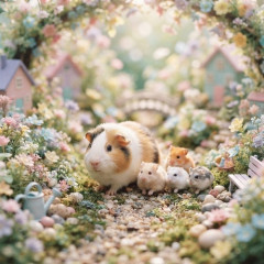 流しモルモットさん　プリケツかわいい