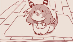 【ウマ娘】疲れたごすを出迎える忠犬