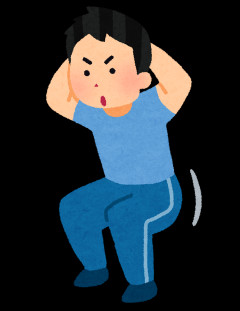 【悲報】スクワット45kg挑戦し腰をいためたｗｗｗ