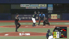 【阪神対ヤクルト16回戦】ヤクルト、2回表2アウト一二塁から武岡のタイムリーで同点に追いつく！！！！！！！！！