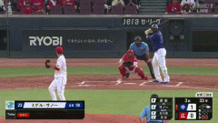 【広島対中日17回戦】中日・サノー、広島・床田から二打席連続第17号2ランホームラン！！！！！！！！！！！！！！！！！！