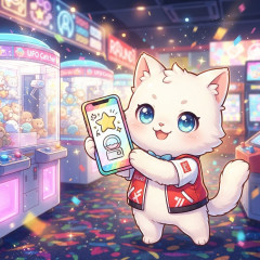 おんねこ作者がラウンド1公式アカに「おんねこを限定プライズ化してください！」とメッセージ