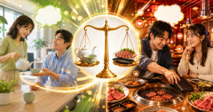 【9.4万いいね】「女が入れるお茶は旨い」→「男が奢る焼肉は旨い」で返してしまうｗｗｗｗ