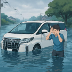無保険の残クレアルファードが水没して途方に暮れる千葉県   |  いつも思うんだけど700万の大衆車買うくらいなら700万の欧州車選ばん？