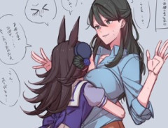 【ウマ娘】お姉さまを心配するライス…この後一時間ぐらいずっと引っ付いててほしい。