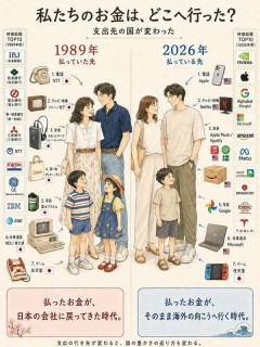 日本が衰退した理由、たった一枚の画像で説明されるｗｗｗｗｗｗｗ