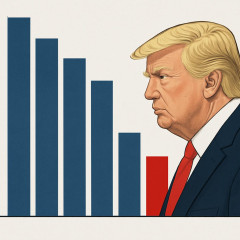 トランプ氏支持率、過去最低33％ 8割がイラン関与長期化を予想   #世論調査