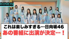 これは楽しみすぎる…日向坂46 あの番組に出演が決定…！！[日向坂46]