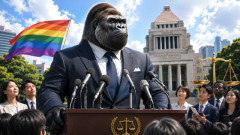 【速報】新政治団体「ゴリラ」爆誕ｗｗｗ　護憲・9条堅持・ジェンダー平等・長子皇位継承を掲げる　立憲現職や中道落選者ら約20人参加へ