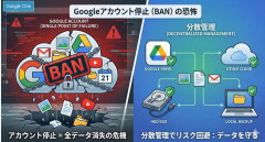 【注意】Googleアカウント、BANされたら一巻の終わりと判明