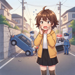 15歳男子中学生が盗難車を運転か 追跡の覆面パトカーと衝突し住宅の塀にぶつかり横転 三重・亀山市