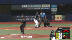 【阪神対ヤクルト17回戦】ヤクルト、8回表2アウト満塁から西村が押し出し四球で先制！！！！！
