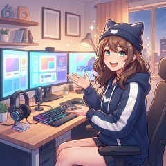 【画像】俺の最高のデスクトップがこちら！