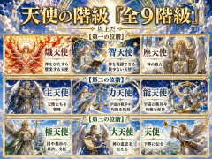 天使の階級『全9階級』についておしえたる