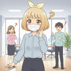 職場に未だに一日中マスクしてる奴いるんだけど？