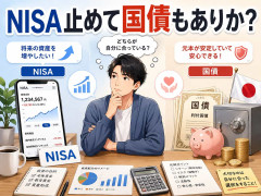 NISA止めて国債もありか？