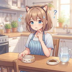 ネコって本当に水を飲まないよな。だから腎臓をわるくしやすいんだろうな