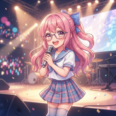 さっき歌みたのサムネラフ案考えて欲しいと頼んだものやが