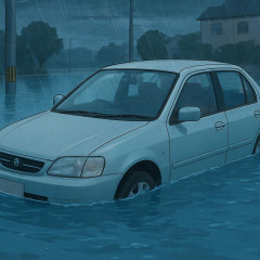 千葉で浸かった車ってどうなる？